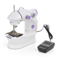 HKM-135315 Electric Mini Household Sewing Machine - Compact Sewing with Thread Cutter, Light, and Power Supply