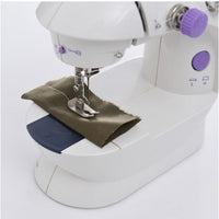 HKM-135315 Electric Mini Household Sewing Machine - Compact Sewing with Thread Cutter, Light, and Power Supply