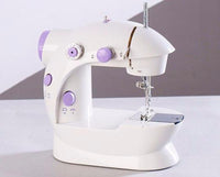 HKM-135315 Electric Mini Household Sewing Machine - Compact Sewing with Thread Cutter, Light, and Power Supply