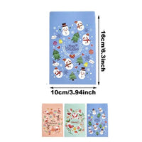 HKM-135763 24Pcs Christmas Advent Calendar Gift Bags with Countdown Stickers, Santa Claus and Snowman Patterns, Ideal for Tree Decoration