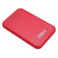 HKM-135827 2.5 Inch SATA 2 to USB 3.0 Portable Hard Drive Enclosure for SSD and HDD, Supports 8TB, Frosted Surface