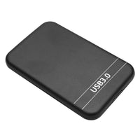HKM-135827 2.5 Inch SATA 2 to USB 3.0 Portable Hard Drive Enclosure for SSD and HDD, Supports 8TB, Frosted Surface