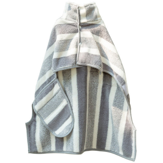 HKM-135891 Extra Large Quick-Drying Dog and Cat Bathrobe in Corn Velvet - Milo Grey, Oli Pink, Pau Brown