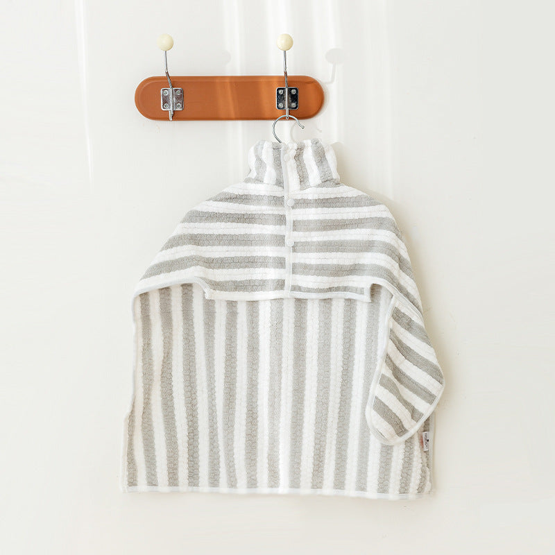 HKM-135891 Extra Large Quick-Drying Dog and Cat Bathrobe in Corn Velvet - Milo Grey, Oli Pink, Pau Brown