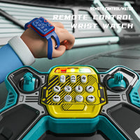 HKM-135891 Gesture Sensing Dual Remote Control Stunt Car with Light and Music, Transforming 4WD Drift Vehicle for Indoor Outdoor Play