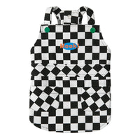 HKM-136083 Stylish Black and White Cotton Dog Vest for Pets - Available in Various Sizes