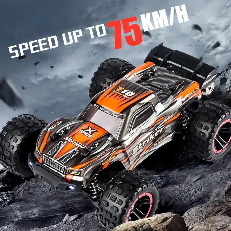 HKM-136467 Brushless Waterproof Remote Control Off-Road Car 75 Km/h for Kids and Adults, 1:14 Scale Electric Vehicle with USB Charge