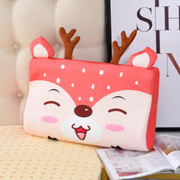 HKM-136595 Comfortable Cartoon Latex Pillow for Children - Cute Animal Designs, Multiple Sizes Available