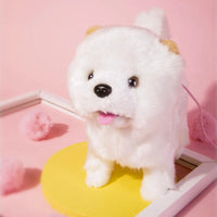HKM-136723 Interactive Walking Plush Corgi Doll Toy for Kids, Soft Comfortable Cuddle Pet, Perfect for Ages 0-13 Years
