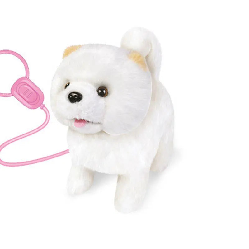 KTX-136723 Interactive Walking Plush Corgi Doll Toy for Kids, Soft Comfortable Cuddle Pet, Perfect for Ages 0-13 Years