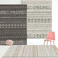 HKM-136851 Modern Minimalist Rectangle Coffee Table Carpet in Polyester Fiber