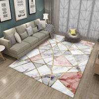HKM-136851 Modern Minimalist Rectangle Coffee Table Carpet in Polyester Fiber