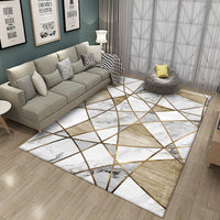 HKM-136851 Modern Minimalist Rectangle Coffee Table Carpet in Polyester Fiber