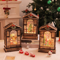 HKM-136915 LED Luminous Christmas Music Box Night Light - Snowman & Christmas Tree Styles