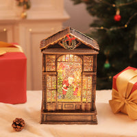 HKM-136915 LED Luminous Christmas Music Box Night Light - Snowman & Christmas Tree Styles