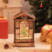 HKM-136915 LED Luminous Christmas Music Box Night Light - Snowman & Christmas Tree Styles