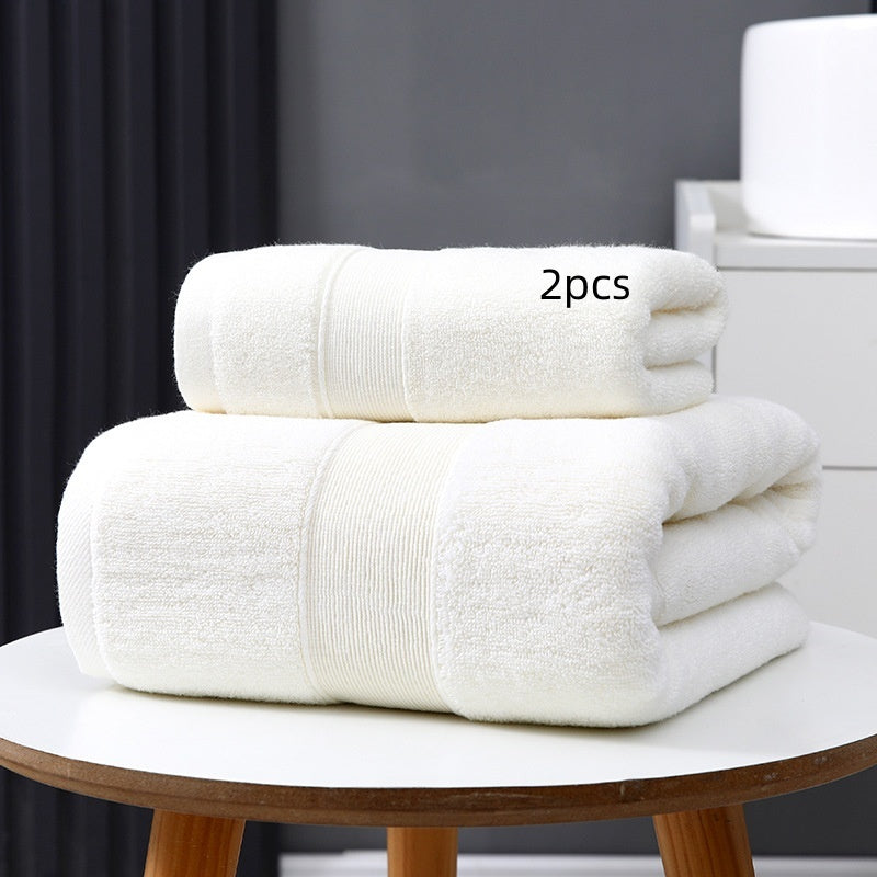 HKM-137043 Pure Cotton Quick-Drying Bath Towel - Absorbent, Soft, and Durable in Various Colors