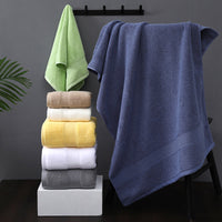 HKM-137043 Pure Cotton Quick-Drying Bath Towel - Absorbent, Soft, and Durable in Various Colors