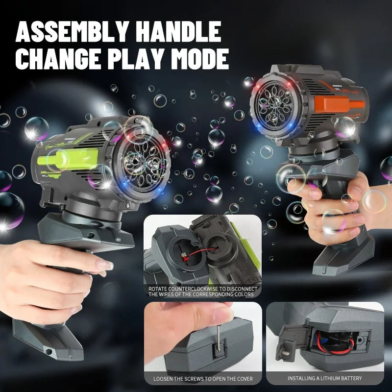HKM-137043 Remote Control Bubble Blower Stunt Car Toy with Transforming Features for Ages 5 and Up