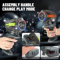 HKM-137043 Remote Control Bubble Blower Stunt Car Toy with Transforming Features for Ages 5 and Up