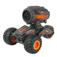 HKM-137043 Remote Control Bubble Blower Stunt Car Toy with Transforming Features for Ages 5 and Up