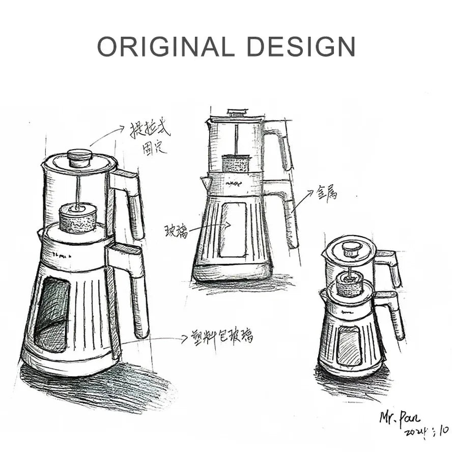 KTX-137235 Digital Electric Kettle with High Borosilicate Glass and Two-Layer Jug for Safe Boiling