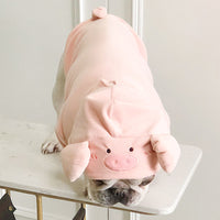 HKM-137235 Pig Sweater for Dogs and Cats - Creative New Year Casual Pet Clothing in Soft Stretch Mink