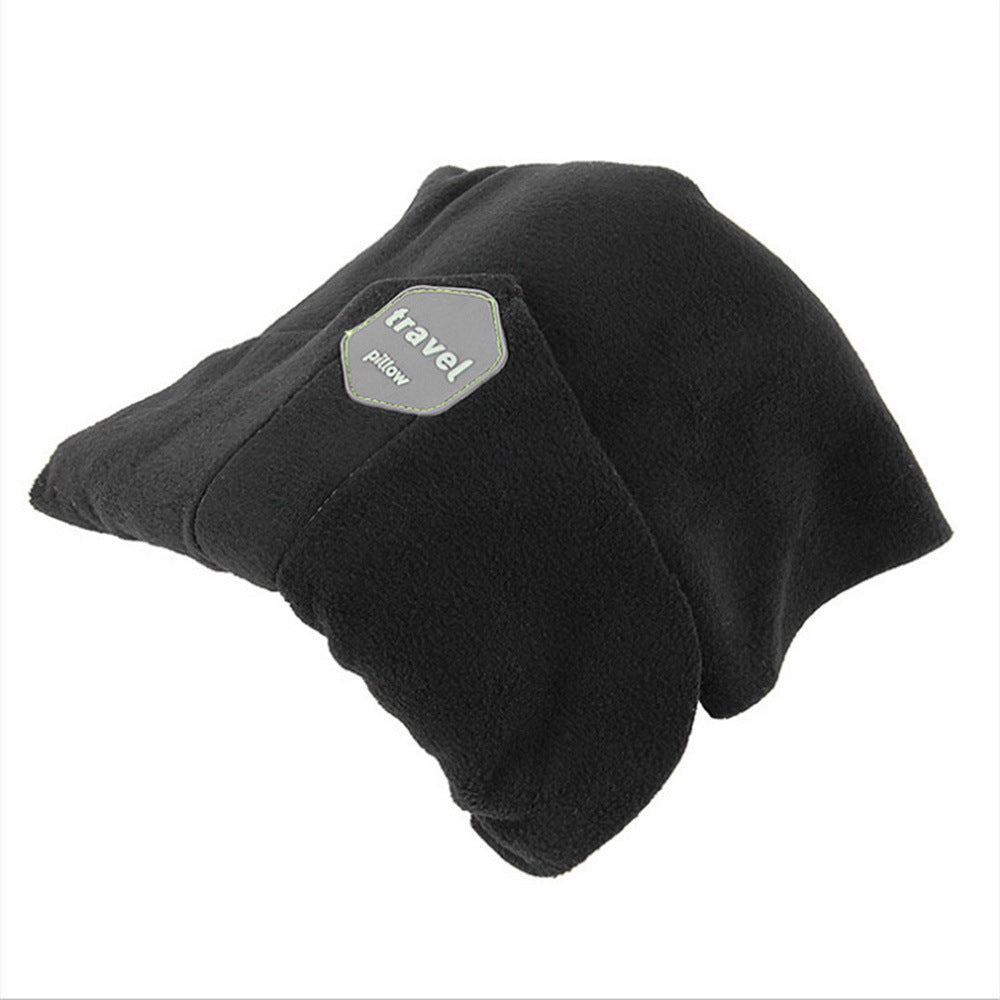 KTX-137299 U-Shaped Portable Pillow for Travel and Napping – Warm Fleece-Lined Neck Support for All Ages