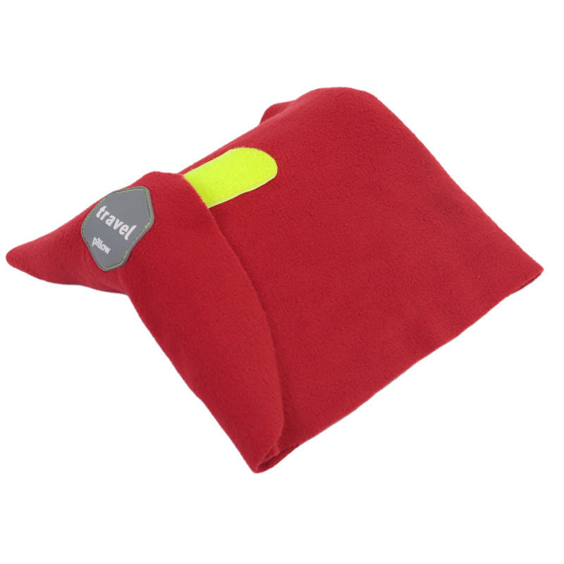 KTX-137299 U-Shaped Portable Pillow for Travel and Napping – Warm Fleece-Lined Neck Support for All Ages