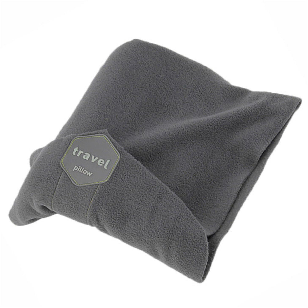 KTX-137299 U-Shaped Portable Pillow for Travel and Napping – Warm Fleece-Lined Neck Support for All Ages