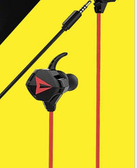 HKM-137299 Universal In-Ear Headphones for Gaming with Silicone Earplugs and 3.5mm Plug