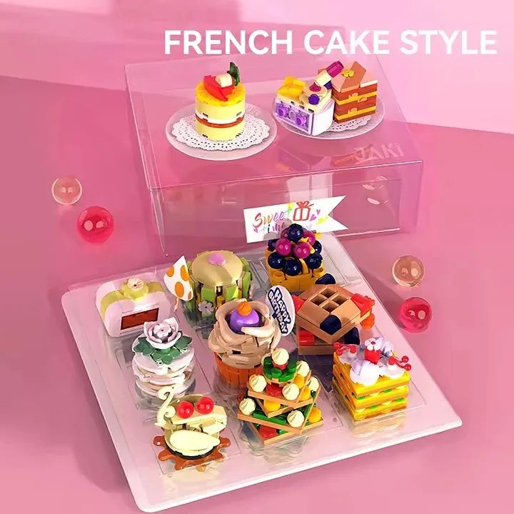 Afternoon Tea Building Block Set - 50 Piece Decorative Toy for Creative Play