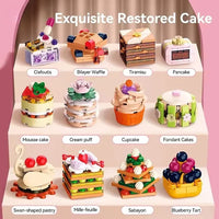 HKM-137427 Afternoon Tea Building Block Set - 50 Piece Decorative Toy for Creative Play
