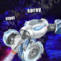 HKM-137619 Stunt Twist Remote Control Car with Lights, Music, and 360-Degree Rotation