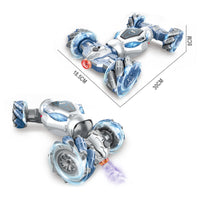 HKM-137619 Stunt Twist Remote Control Car with Lights, Music, and 360-Degree Rotation