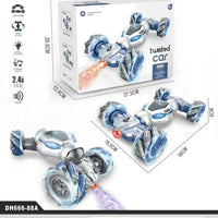 HKM-137619 Stunt Twist Remote Control Car with Lights, Music, and 360-Degree Rotation