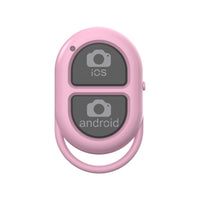 HKM-138131 Bluetooth Remote Camera Shutter for Smartphones – 10m Wireless Range – Available in Sky Blue, Pink, White, Black