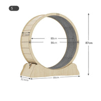 HKM-138131 Silent Cat Fitness Treadmill with Circular Running Pad - Eco-Friendly High Fiber Construction