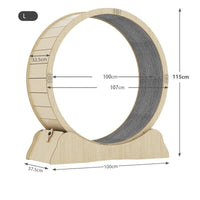 HKM-138131 Silent Cat Fitness Treadmill with Circular Running Pad - Eco-Friendly High Fiber Construction
