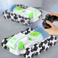 HKM-138195 Remote Control Swing Arm Stunt Truck - 2.4GHz 8 Wheel RC Car for Indoor & Outdoor Fun