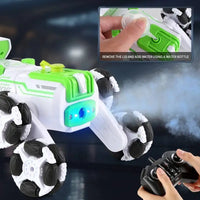 HKM-138195 Remote Control Swing Arm Stunt Truck - 2.4GHz 8 Wheel RC Car for Indoor & Outdoor Fun