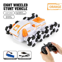 HKM-138195 Remote Control Swing Arm Stunt Truck - 2.4GHz 8 Wheel RC Car for Indoor & Outdoor Fun