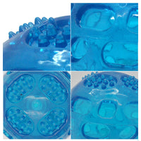 HKM-138387 Dog Toy Ball Pet Squeak Ball Waterproof Sound Toys Rubber Teeth Clean Balls For Small Medium Large Dogs Pet Orange Blue GREEN