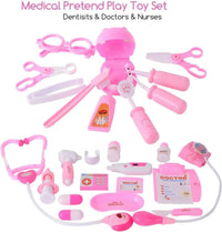 HKM-138451 39-Piece Educational Doctor Play Set for Kids Aged 2-7, Includes Dental Tools, ABS Plastic, Unisex
