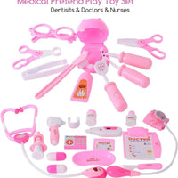 HKM-138451 39-Piece Educational Doctor Play Set for Kids Aged 2-7, Includes Dental Tools, ABS Plastic, Unisex