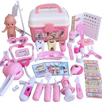 HKM-138451 39-Piece Educational Doctor Play Set for Kids Aged 2-7, Includes Dental Tools, ABS Plastic, Unisex