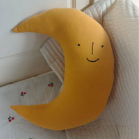 HKM-138579 Cute Cotton Doll Nap Pillow for Babies – Soft Moon, Mountain, and Cloud Shapes for Comfort and Decor