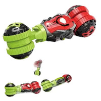 HKM-138771 2.4G 1/14 High-Speed Double-Sided Remote Control Stunt Car with 360-Degree Rotation for Indoor and Outdoor Fun
