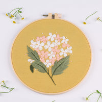 HKM-138771 European Style Floral Cross Stitch DIY Embroidery Kit - Various Designs, 30x30CM Canvas