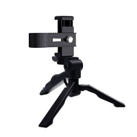 HKM-138835 Mobile Phone Holder with Folding Tripod Stand - Black
